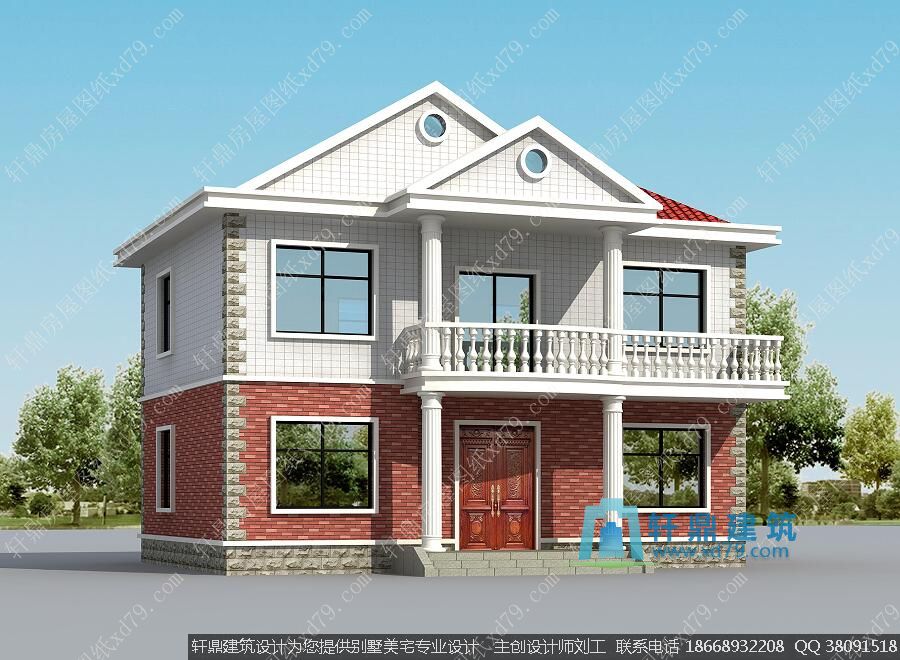 20万左右小别墅设计图外观2