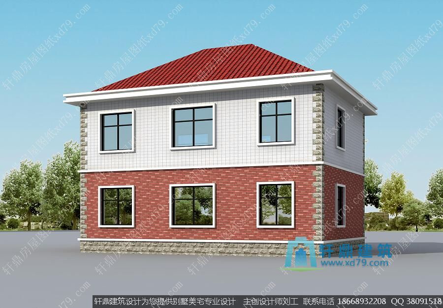 20万左右小别墅设计图外观3