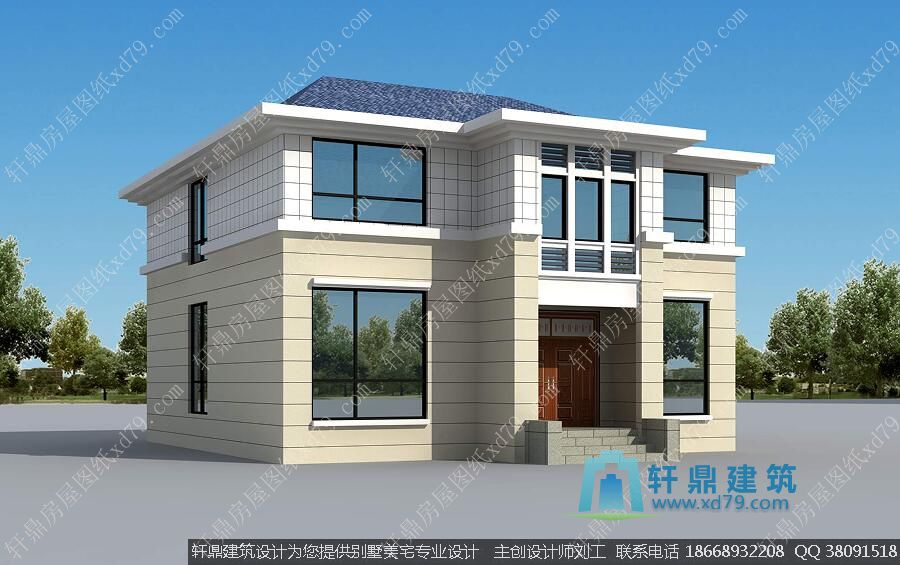 二层轻钢别墅外观2