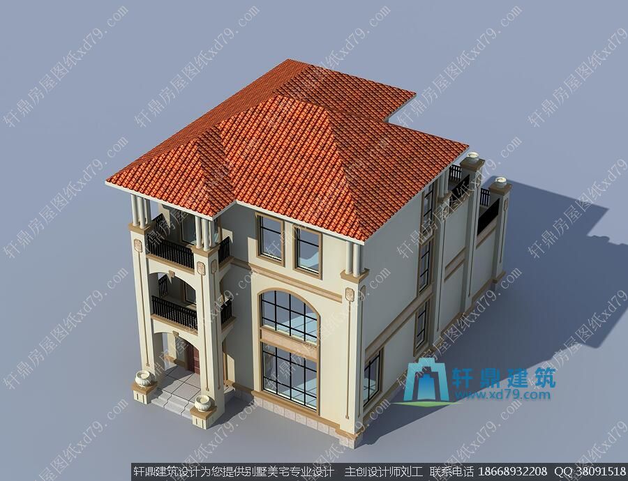 三层欧式农村小别墅3