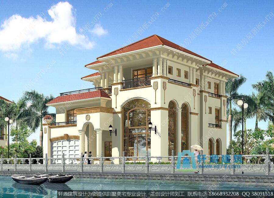 三层复式别墅自建房设计图