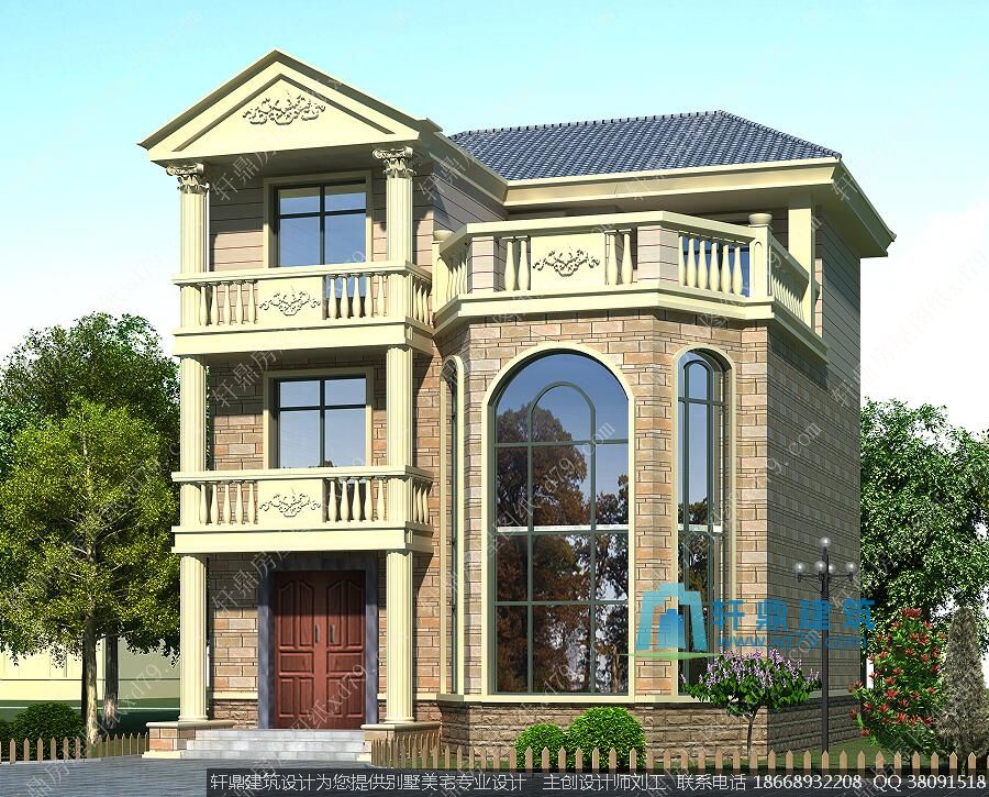 复式别墅效果图样式